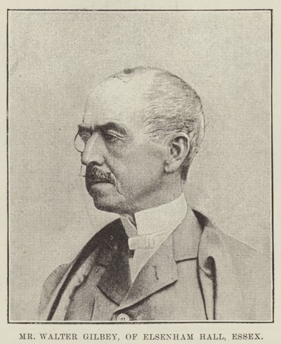 Pan Walter Gilbey, z Elsenham Hall, Essex od English Photographer