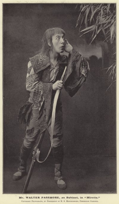 Pan Walter Passmore jako Bobinet v Mirette od English Photographer