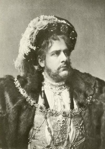 Pan William Terriss jako Jindřich VIII (hlubotisk) od English Photographer