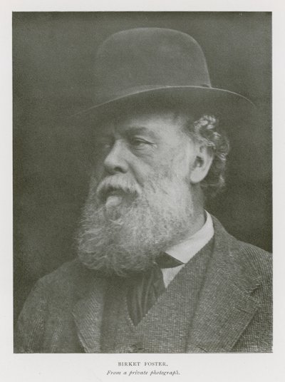 Myles Birket Foster, anglický umělec (černobílá fotografie) od English Photographer
