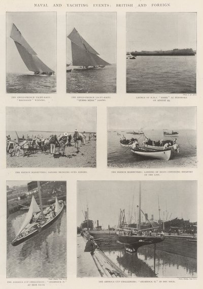 Námořní a jachtařské akce, britské a zahraniční od English Photographer