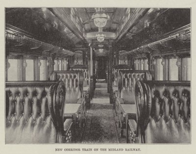 New Corridor Train na Midland Railway od English Photographer