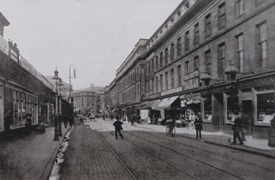 Newcastle, Clayton Street, East (č/b foto) od English Photographer
