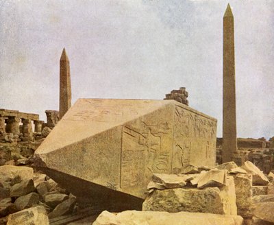 Obelisky v egyptském Karnaku. od English Photographer
