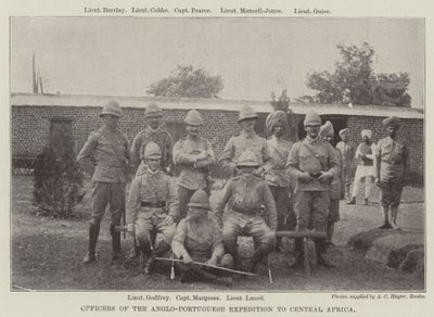 Důstojníci anglo-portugalské expedice do střední Afriky od English Photographer