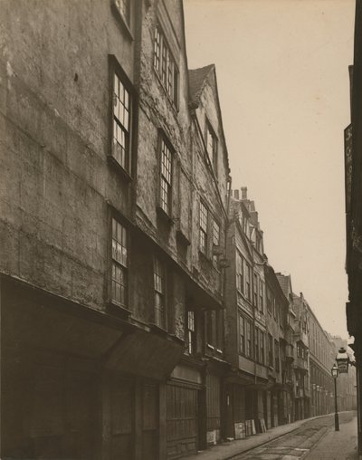 Staré domy v Wych Street, Londýn od English Photographer