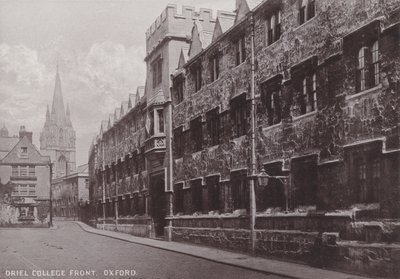 Oriel College Front, Oxford od English Photographer