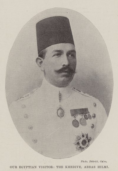Náš egyptský návštěvník, Khedive, Abbas Hilmi od English Photographer