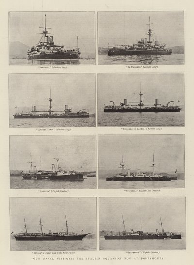Naši námořní návštěvníci, italská eskadra nyní v Portsmouthu od English Photographer