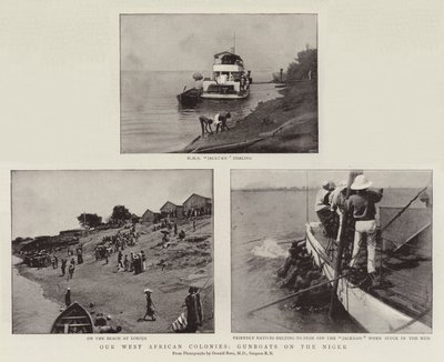 Naše západoafrické kolonie, dělové čluny na Nigeru od English Photographer