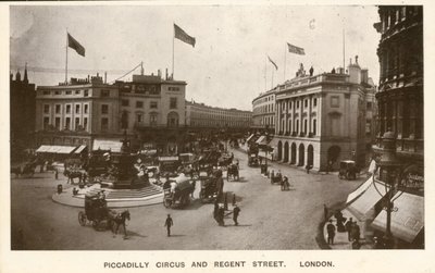 Piccadilly Circus a Regent Street, Londýn od English Photographer
