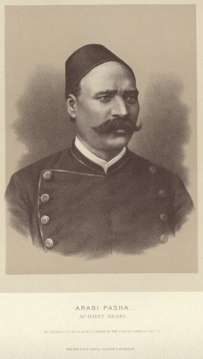 Portrét Arabi Pasha od English Photographer