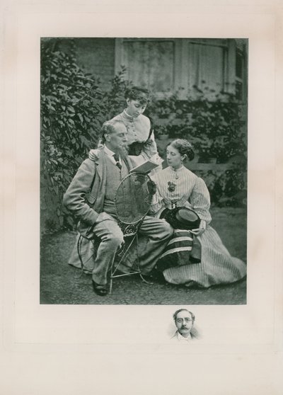 Portrét Charlese Dickense od English Photographer