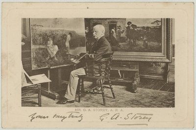 Portrét G. A. Storeyho od English Photographer