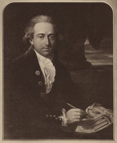 Portrét Jamese Adama (čb fotografie) od English Photographer