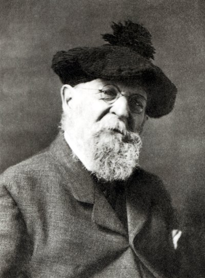 Portrét Josepha Wolfa (černobílá fotografie) od English Photographer