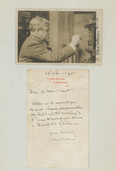 Portrét Lawrence Alma-Tademy od English Photographer