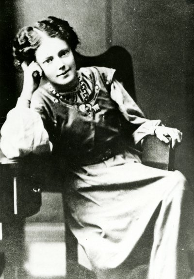 Portrét Mary Eleanor Gawthorpe, kolem roku 1909 od English Photographer