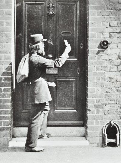Pošťák v King William Walk, Greenwich, 1885 od English Photographer
