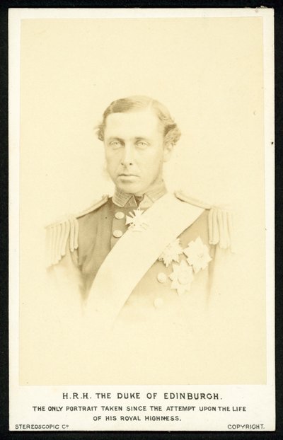 Prince Alfred, vévoda z Edinburghu od English Photographer