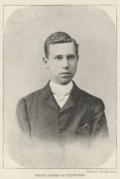 princ Alfred z Edinburghu od English Photographer