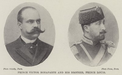 Princ Victor Bonaparte a jeho bratr, princ Louis od English Photographer
