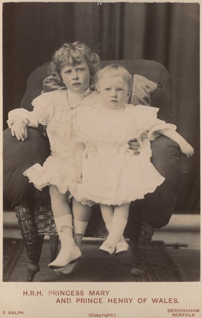 Princezna Mary a princ Henry z Walesu od English Photographer