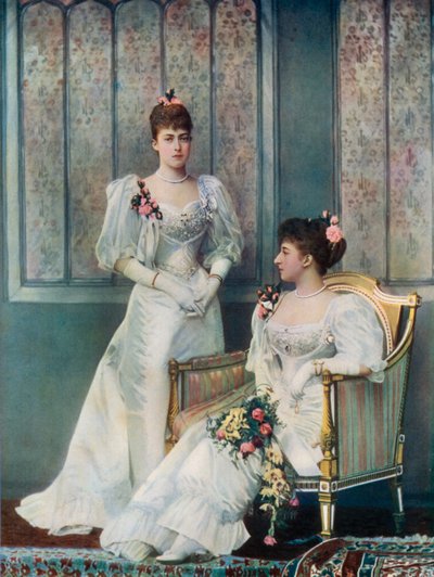 Princezna Victoria z Walesu a princezna Charles z Dánska od English Photographer
