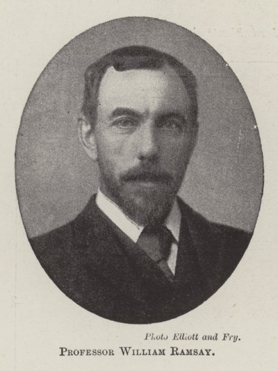 Profesor William Ramsay od English Photographer