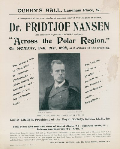 Program přednášky Dr. Fridtjofa Nansena Napříč polární oblastí od English Photographer