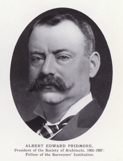 Významní muži Londýna: Albert Edward Pridmore (černobílá fotografie) od English Photographer