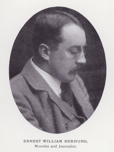 Významní muži Londýna: Ernest William Hornung (černobílá fotografie) od English Photographer
