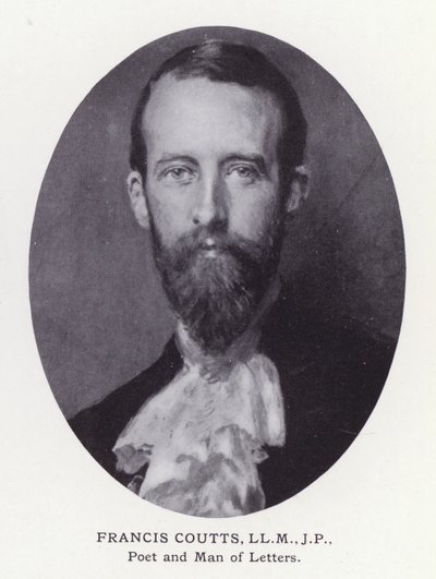Významní muži Londýna: Francis Coutts (černobílá fotografie) od English Photographer