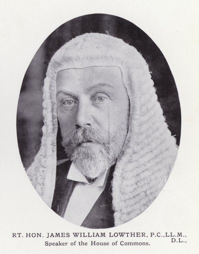 Významní muži Londýna: James William Lowther (čb fotografie) od English Photographer
