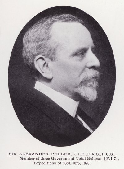 Významní muži Londýna: Sir Alexander Pedler (černobílá fotografie) od English Photographer
