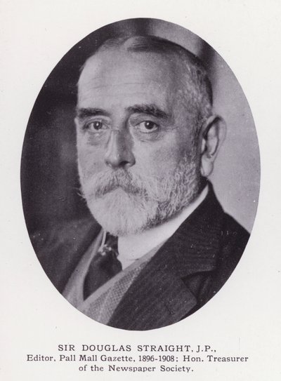 Prominent Men of London: Sir Douglas Straight (č/b foto) od English Photographer