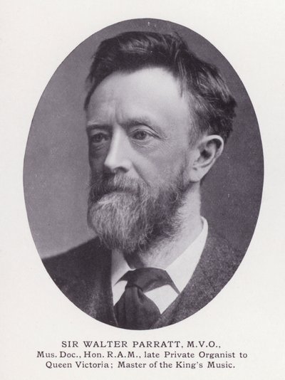 Významní muži Londýna: Sir Walter Parratt (černobílá fotografie) od English Photographer