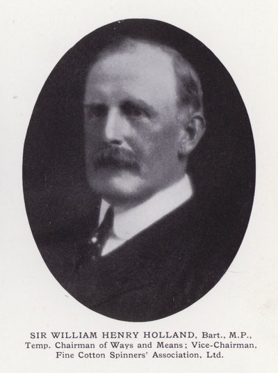 Významní muži Londýna: Sir William Henry Holland (černobílá fotografie) od English Photographer