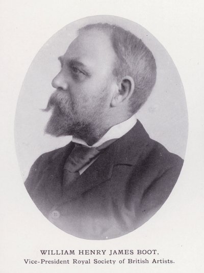 Prominenti Londýna: William Henry James Boot (černobílá fotografie) od English Photographer