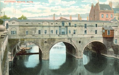 Pulteney Bridge, Bath, Somerset (barevné fotografie) od English Photographer