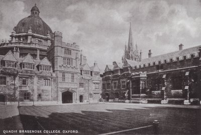 Quadrangle Brasenose College, Oxford od English Photographer