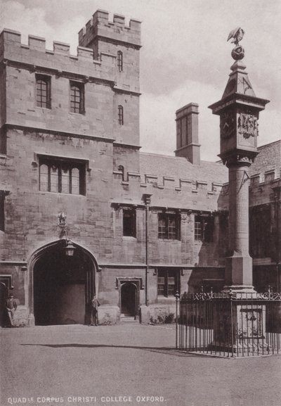 Quadrangle Corpus Christi College Oxford od English Photographer
