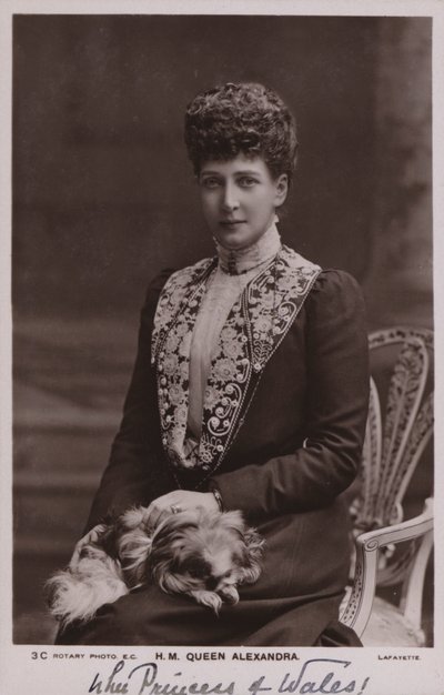 Královna Alexandra (čb fotografie) od English Photographer