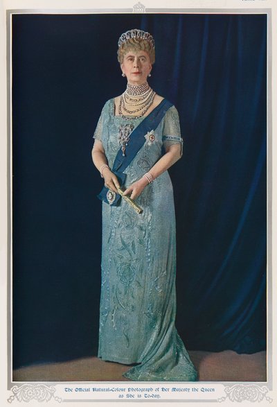 Queen Mary v roce 1935 od English Photographer