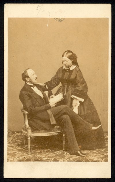 Královna Viktorie a princ Albert od English Photographer