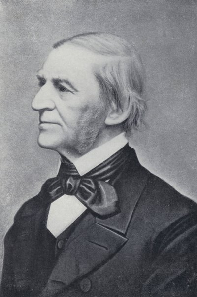 Ralph Waldo Emerson (černobílá fotografie) od English Photographer