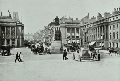 Regent Street, Westminster LB: Waterloo Place s výhledem na Regent Street, 1896 od English Photographer