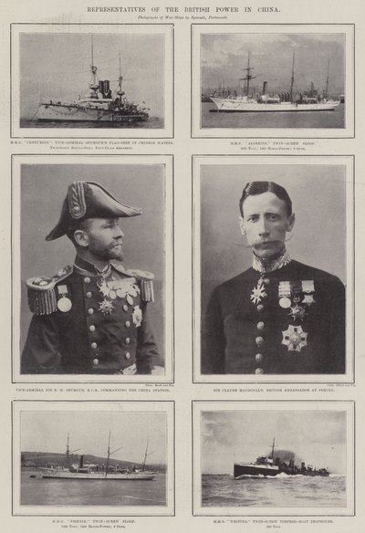 Zástupci britské velmoci v Číně od English Photographer