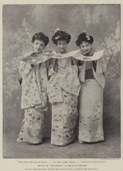 Revival The Mikado v divadle Savoy od English Photographer