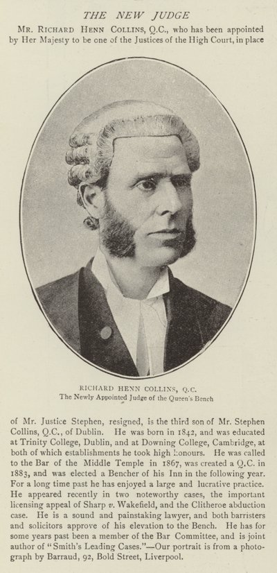 Richard Henn Collins, QC od English Photographer